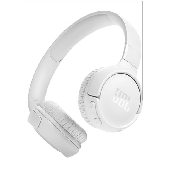 JBL Tune 520BT - Wireless On-Ear Headphones, Foldable White - Picture 1 of 3